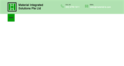 Desktop Screenshot of material-is.com