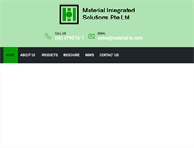 Tablet Screenshot of material-is.com